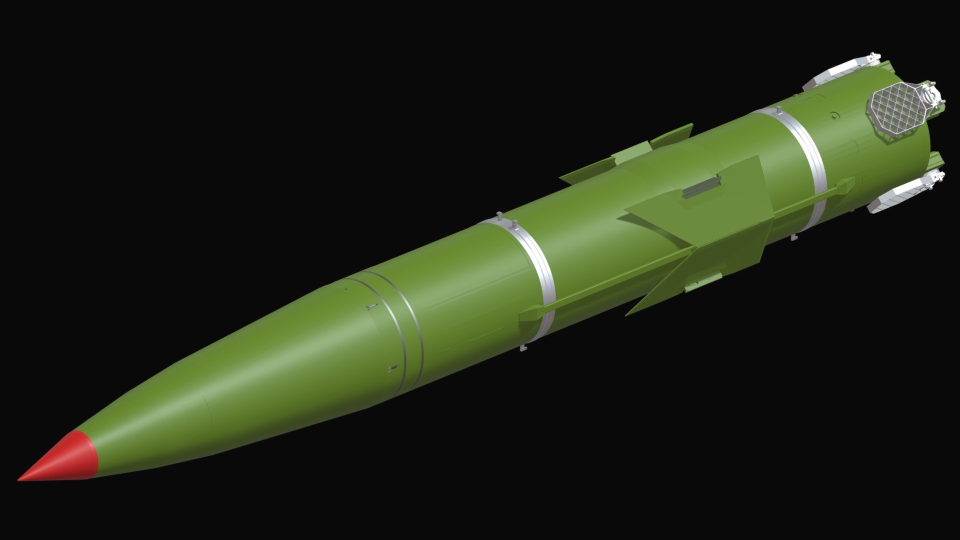 9M79K Tochka-U 3d model