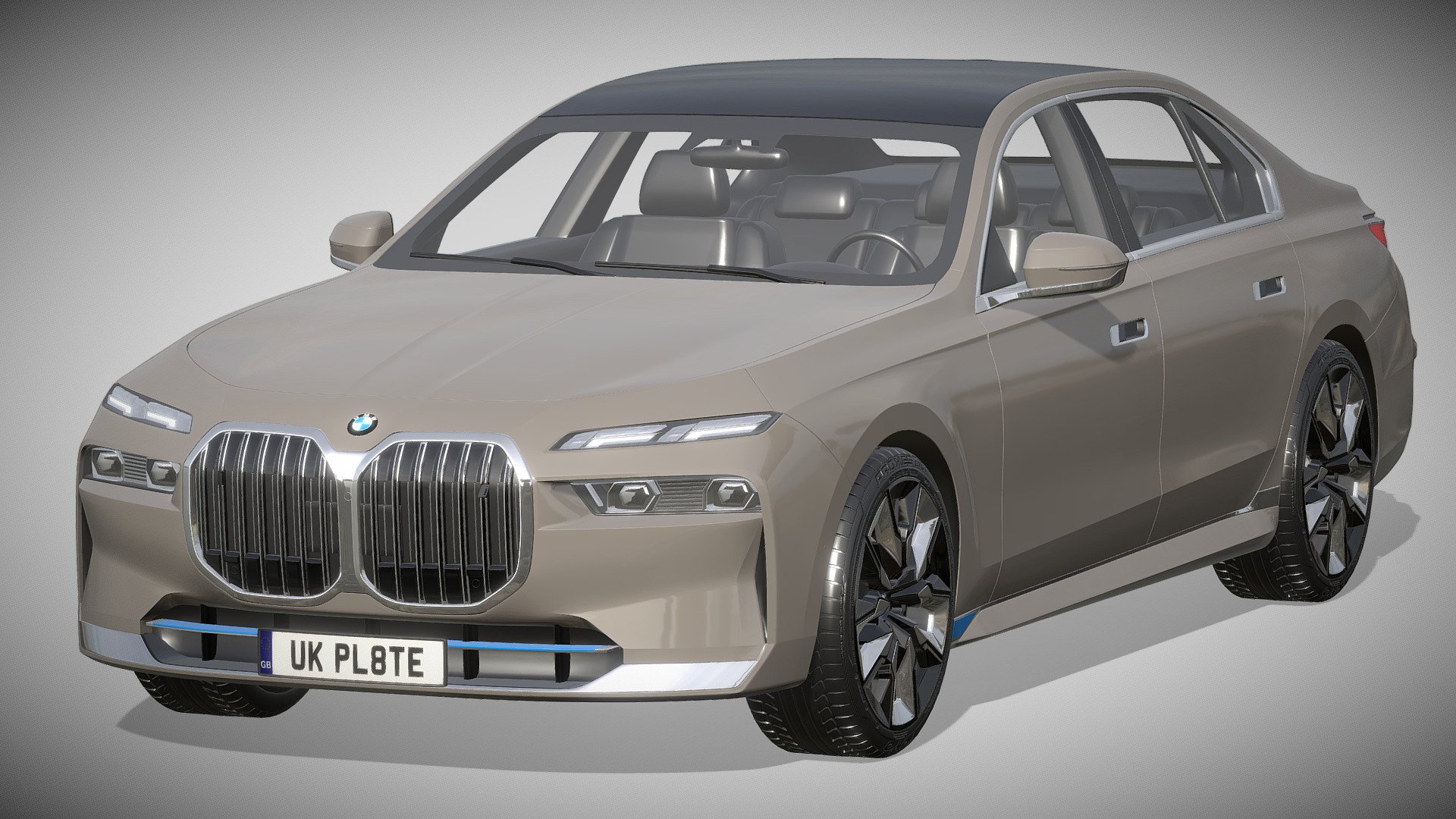 BMW i7 2023 3d model