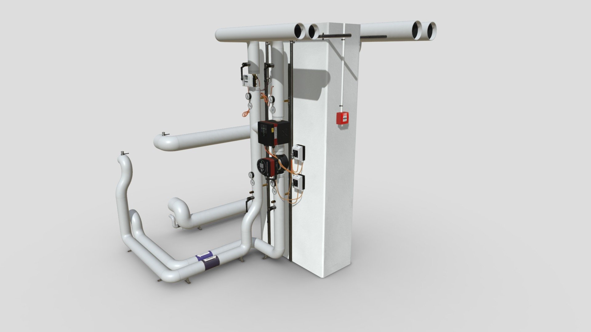 Pipelines_сlean 3d model