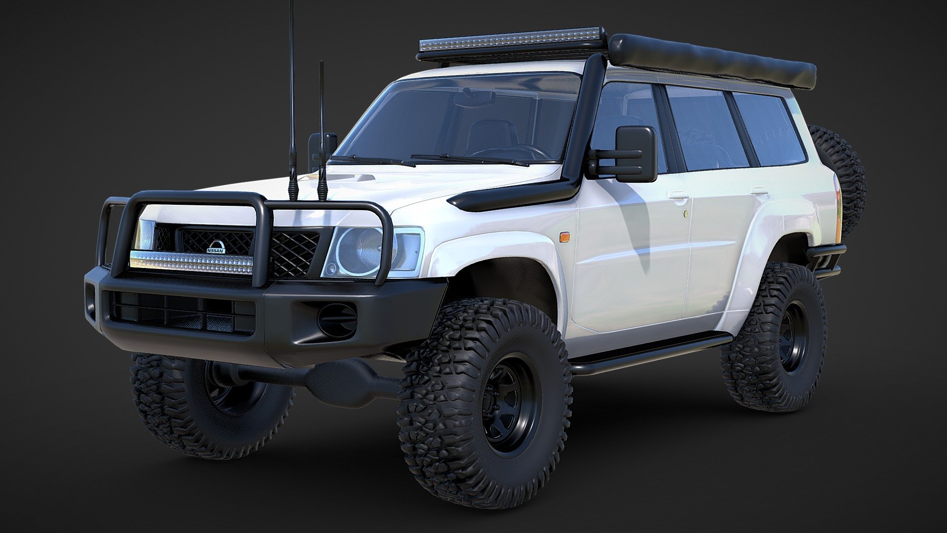 Nissan GU Patrol Touring 3d model