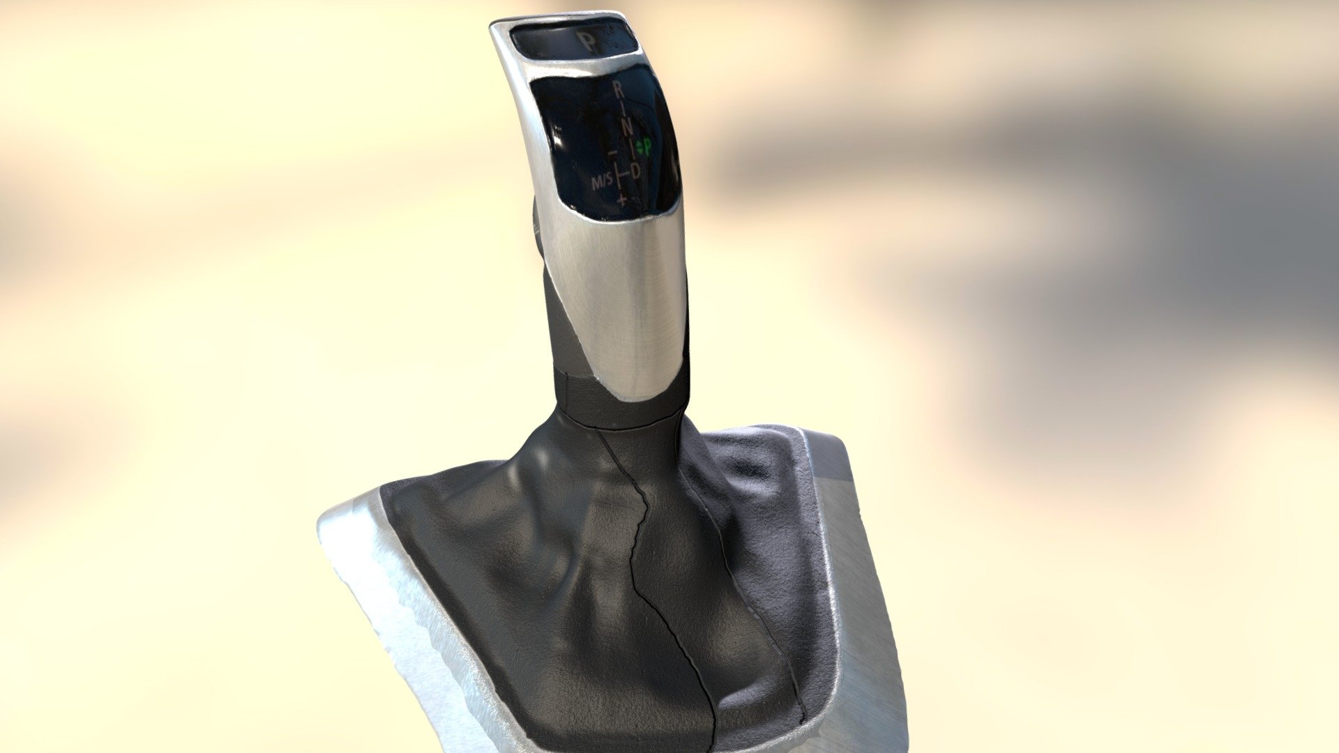 Automatic Gear Shift Knob 3d model