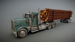 Kenwotrh 900 log truck