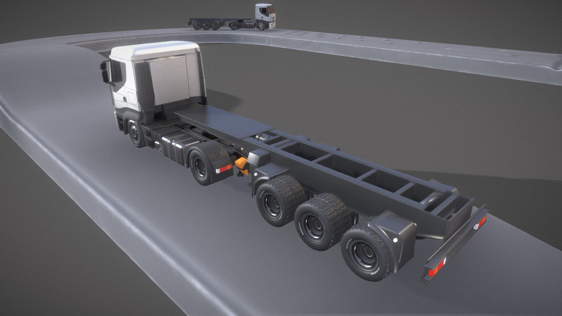 Truck 2-Axis 3d model