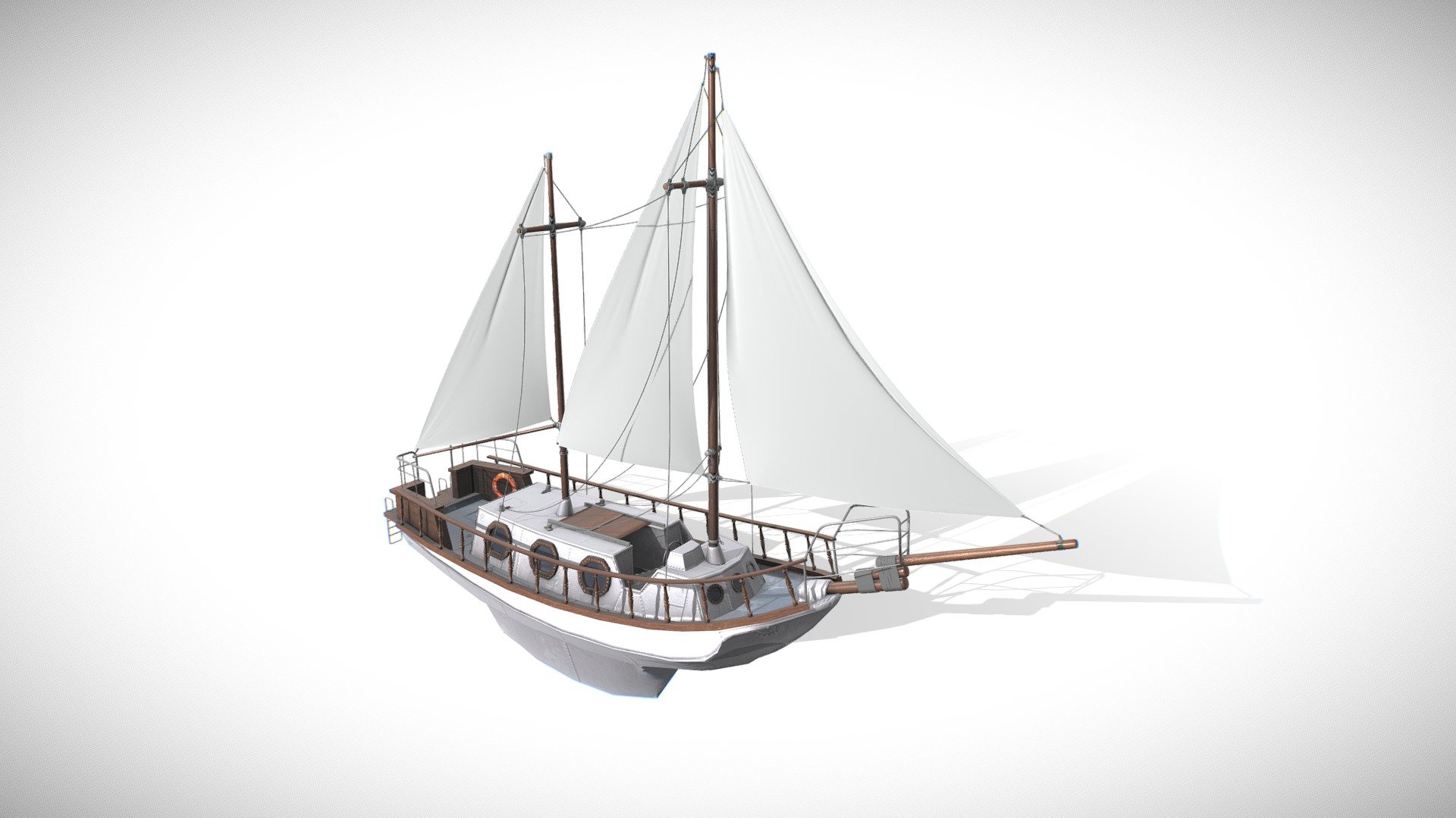 Yacht 3d model