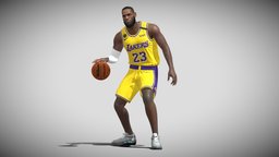 3D Rigged LeBron James NBA