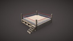 Wooden Pit Fighting Ring