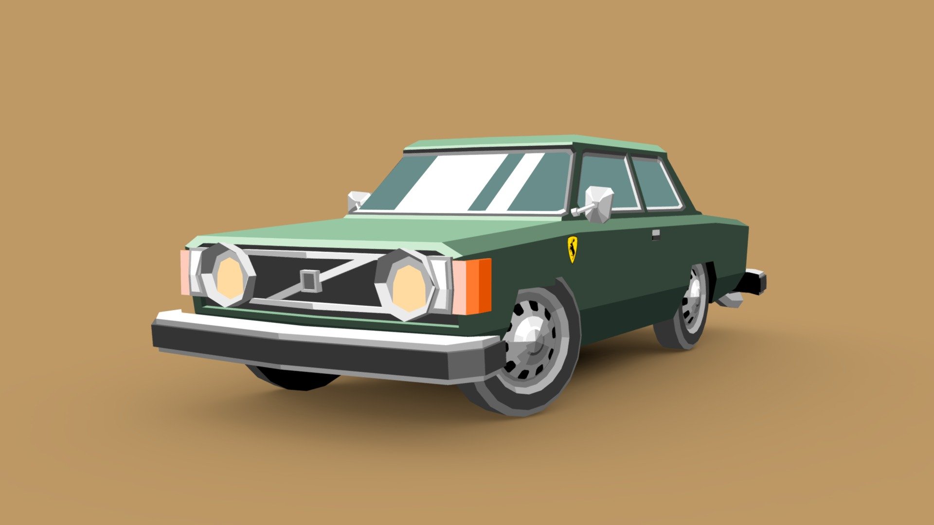 Volvo 142 3d model