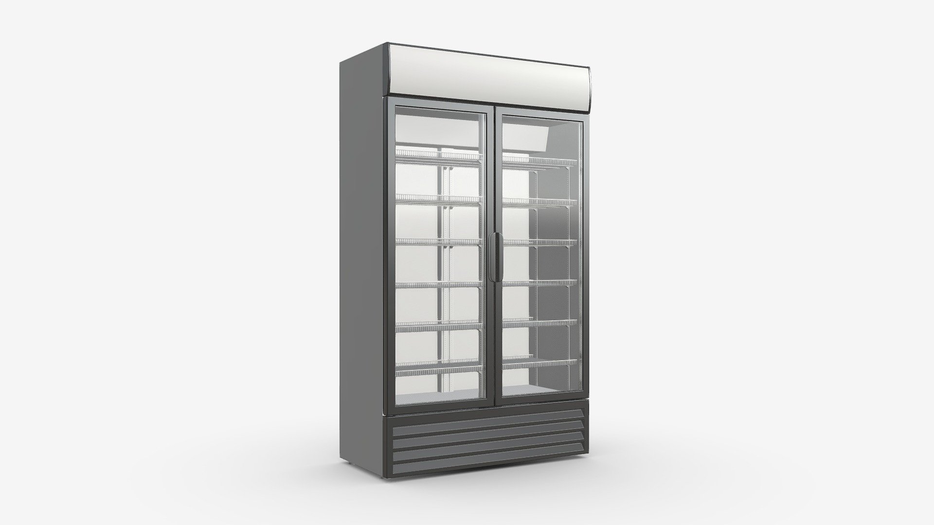 Beverage Cooler Big Double 02 3d model