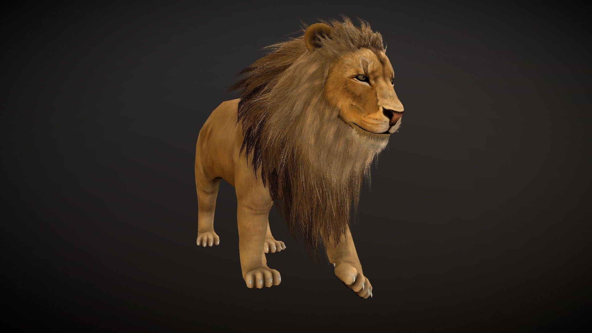 Lion 3d model