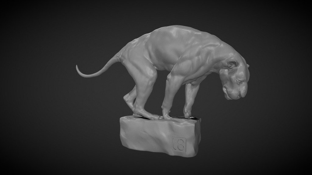 Big Cat POSE 01 2 3d model