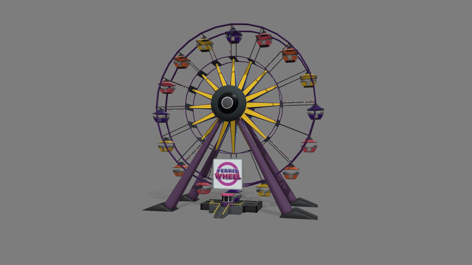 Ferris Wheel 3d model