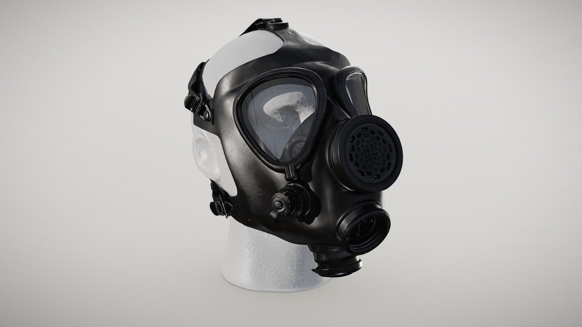 M15 Gas Mask 3d model