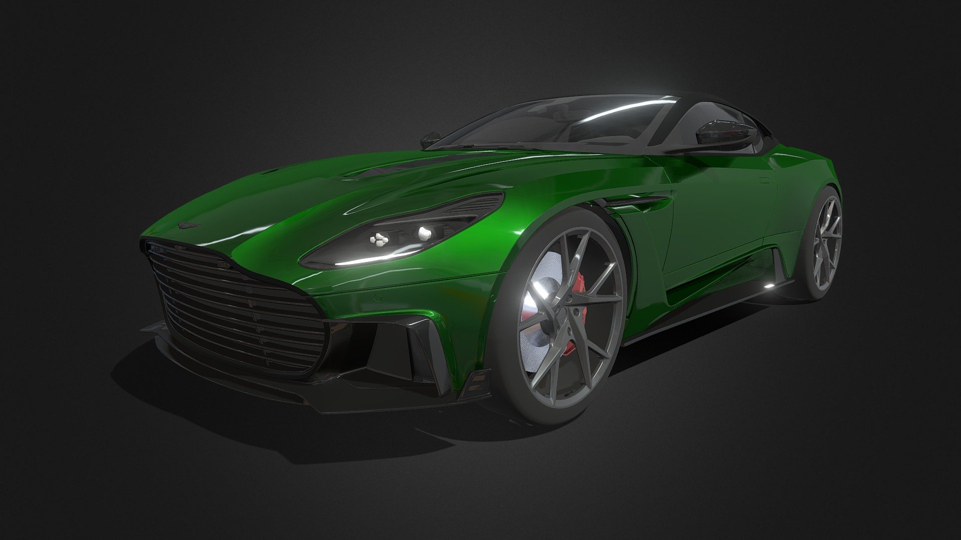 Aston Martin DB11 Mansory 3d model