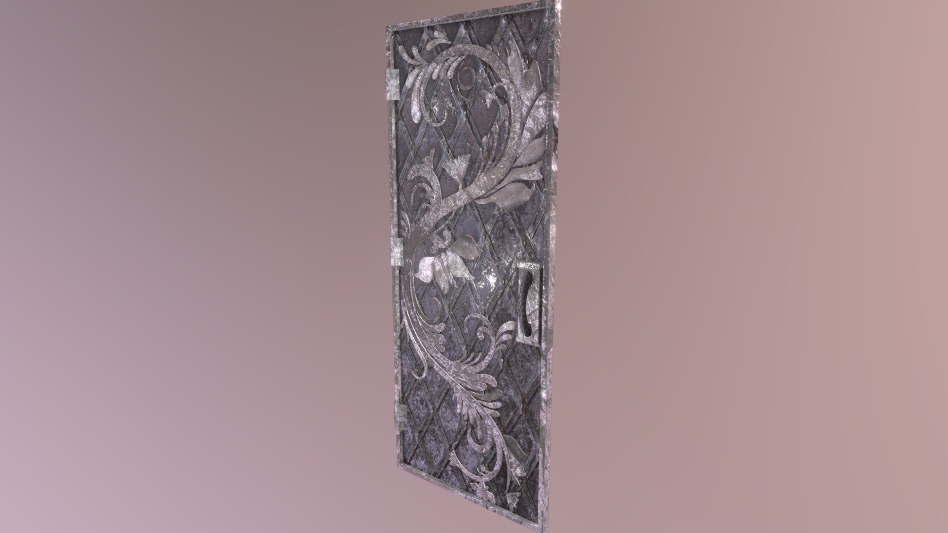 Noble-Class Metal Door 3d model