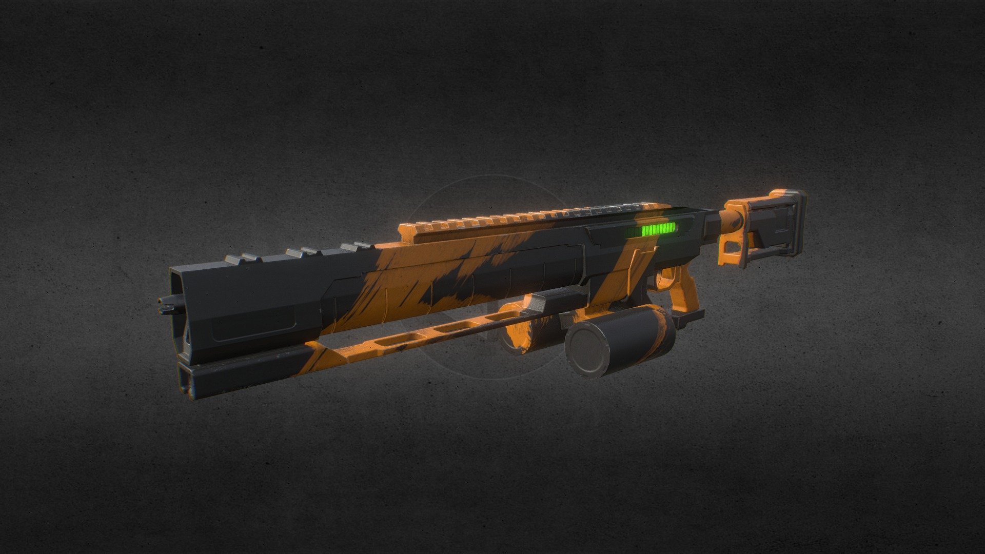 RK504 Orange Style 3d model