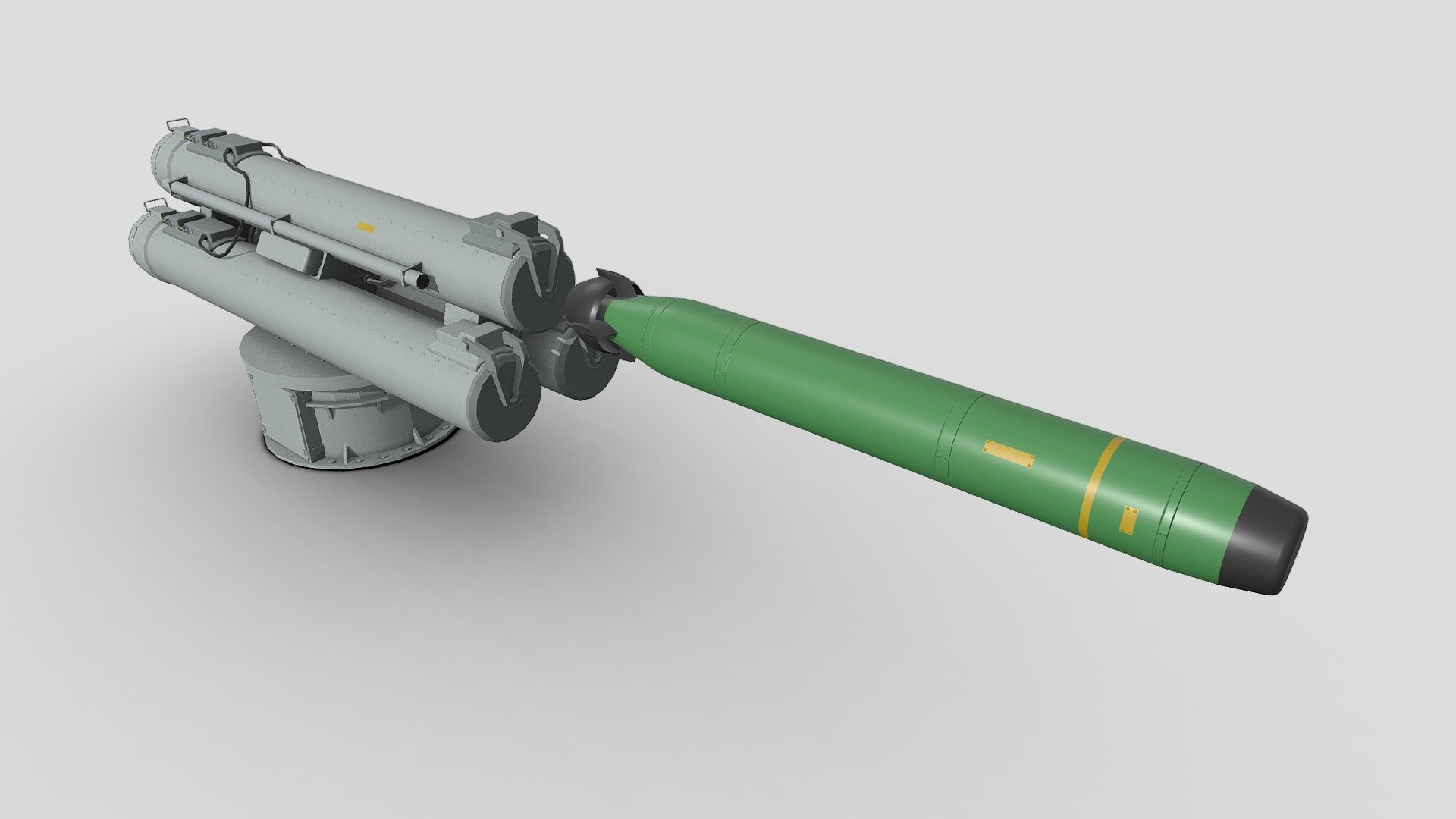 B515 3 ILAS 3 Torpedo Tubes 3d model