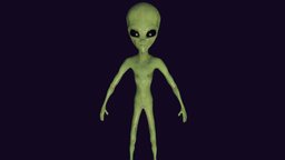 Realistic Alien Lowpoly