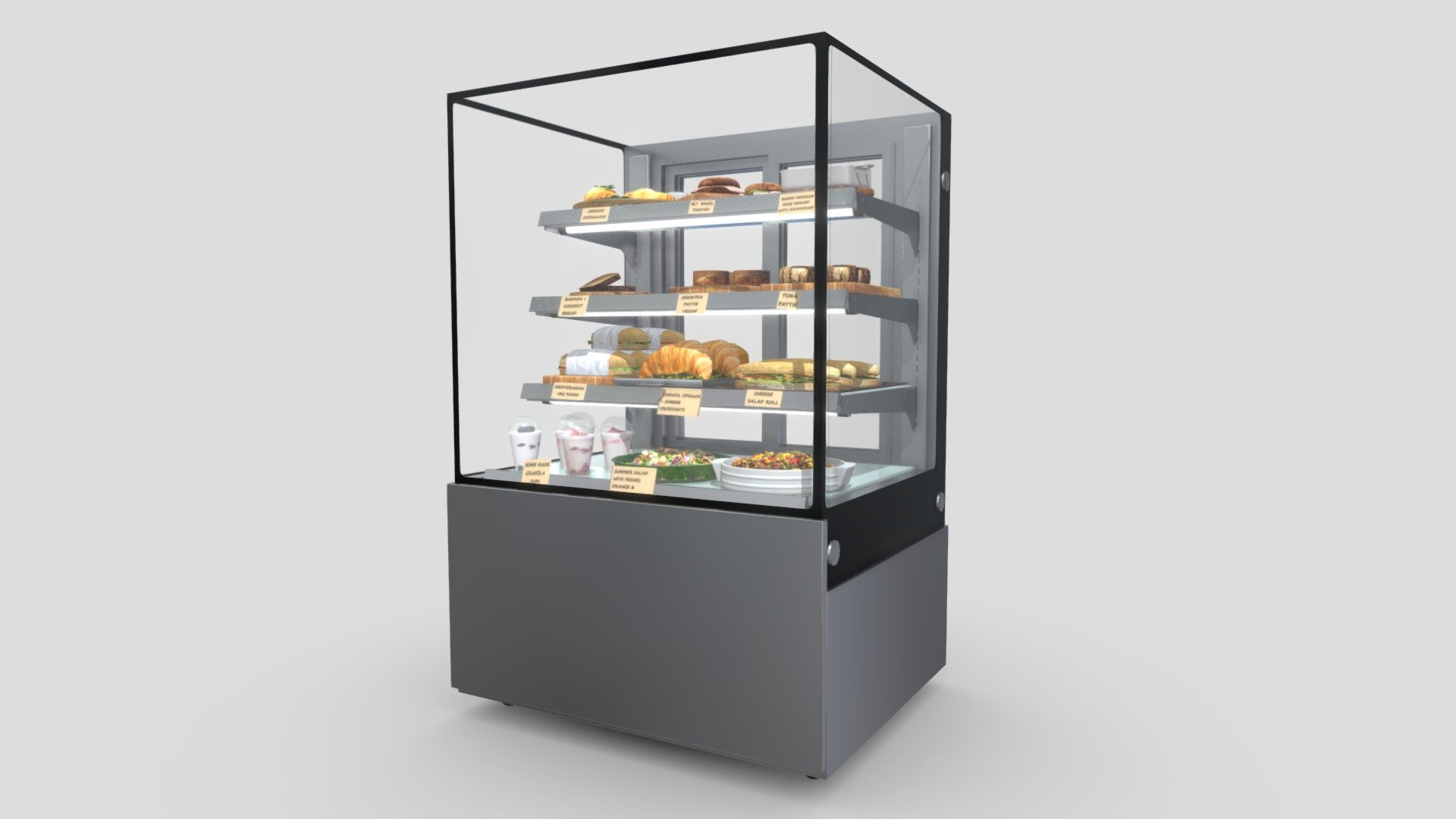 Bromic Ambient Food Display 90 cm 3d model