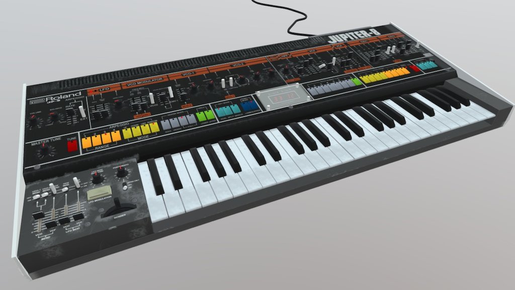 Roland Jupiter-8 3d model