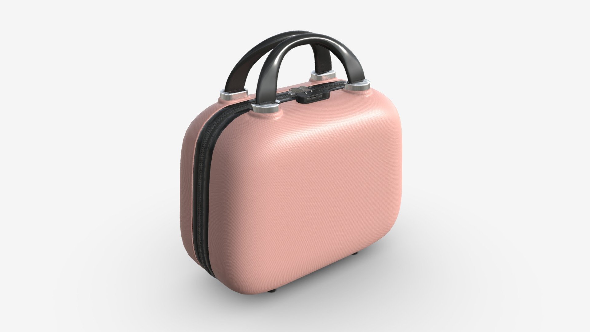 Beauty case hard shell 3d model