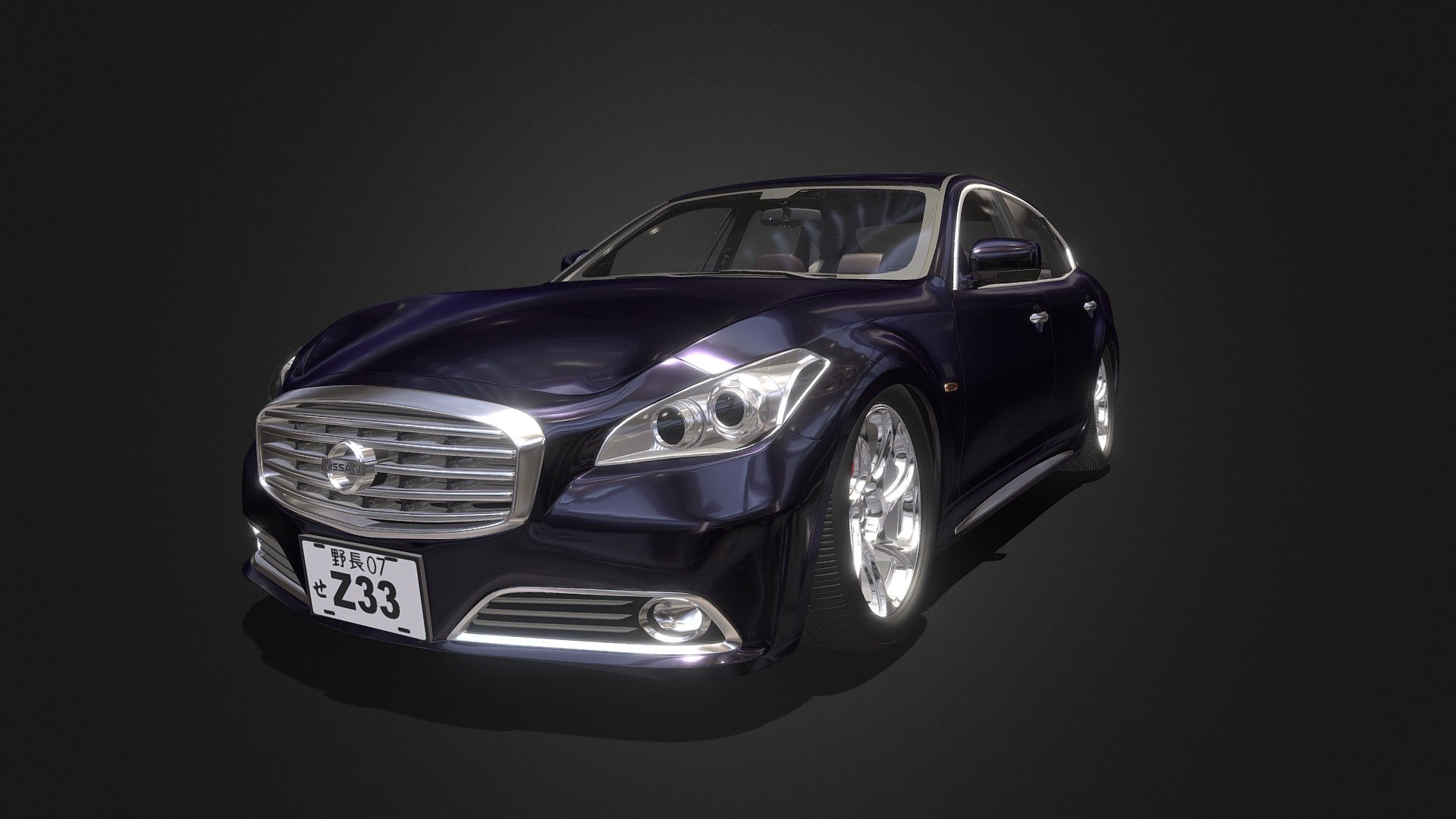 Nissan Cima 2012 3d model