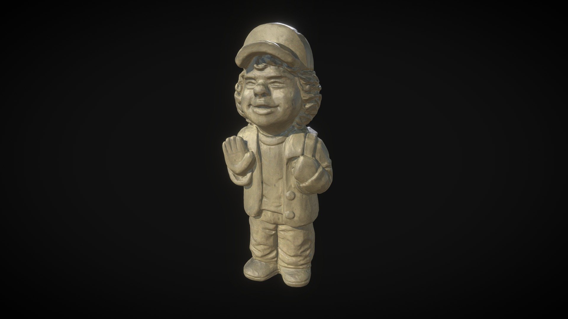 Dustin (Stranger Things) Clay Sculpt 3d model