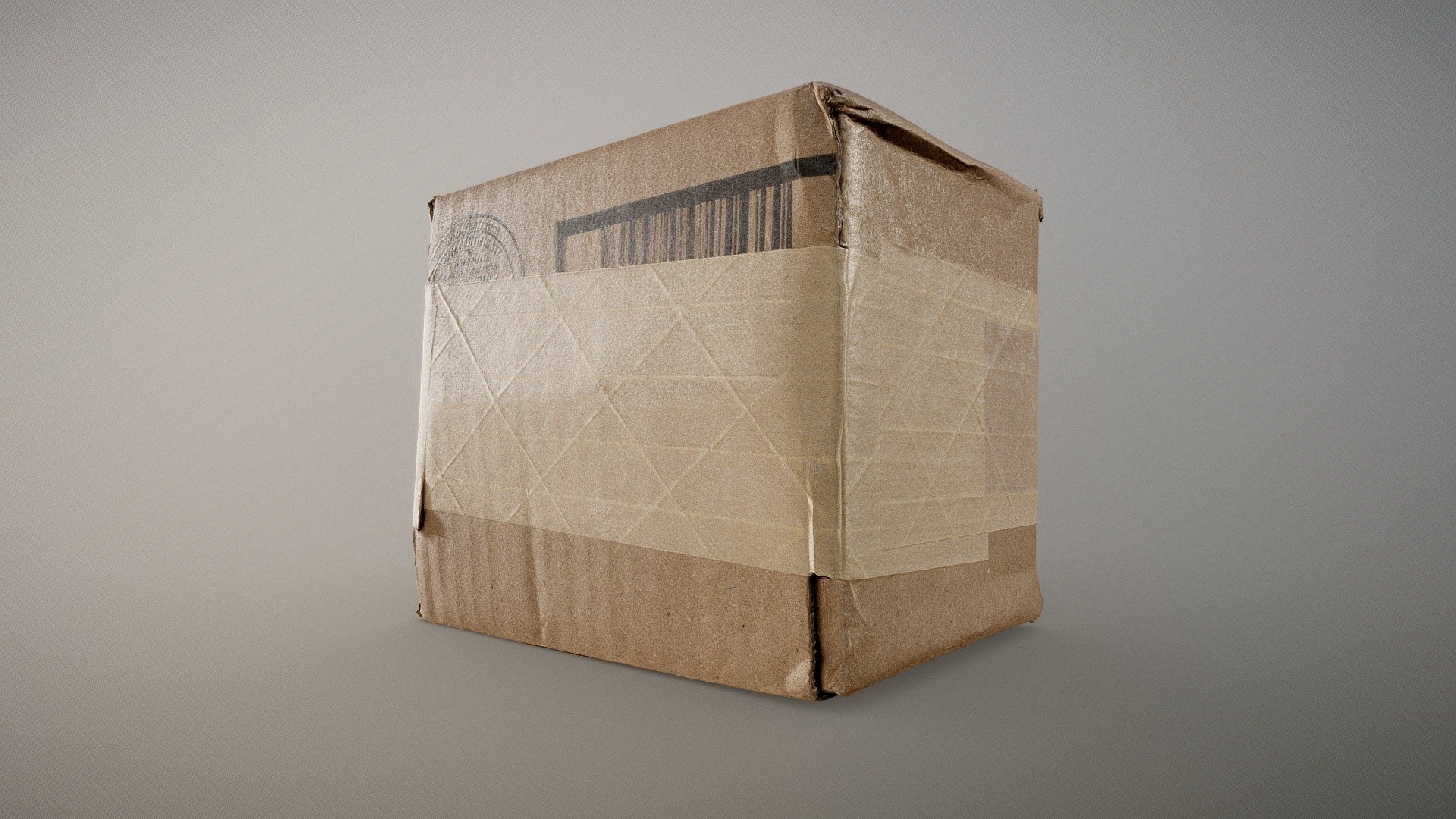 Small Repackaged Box 3d model