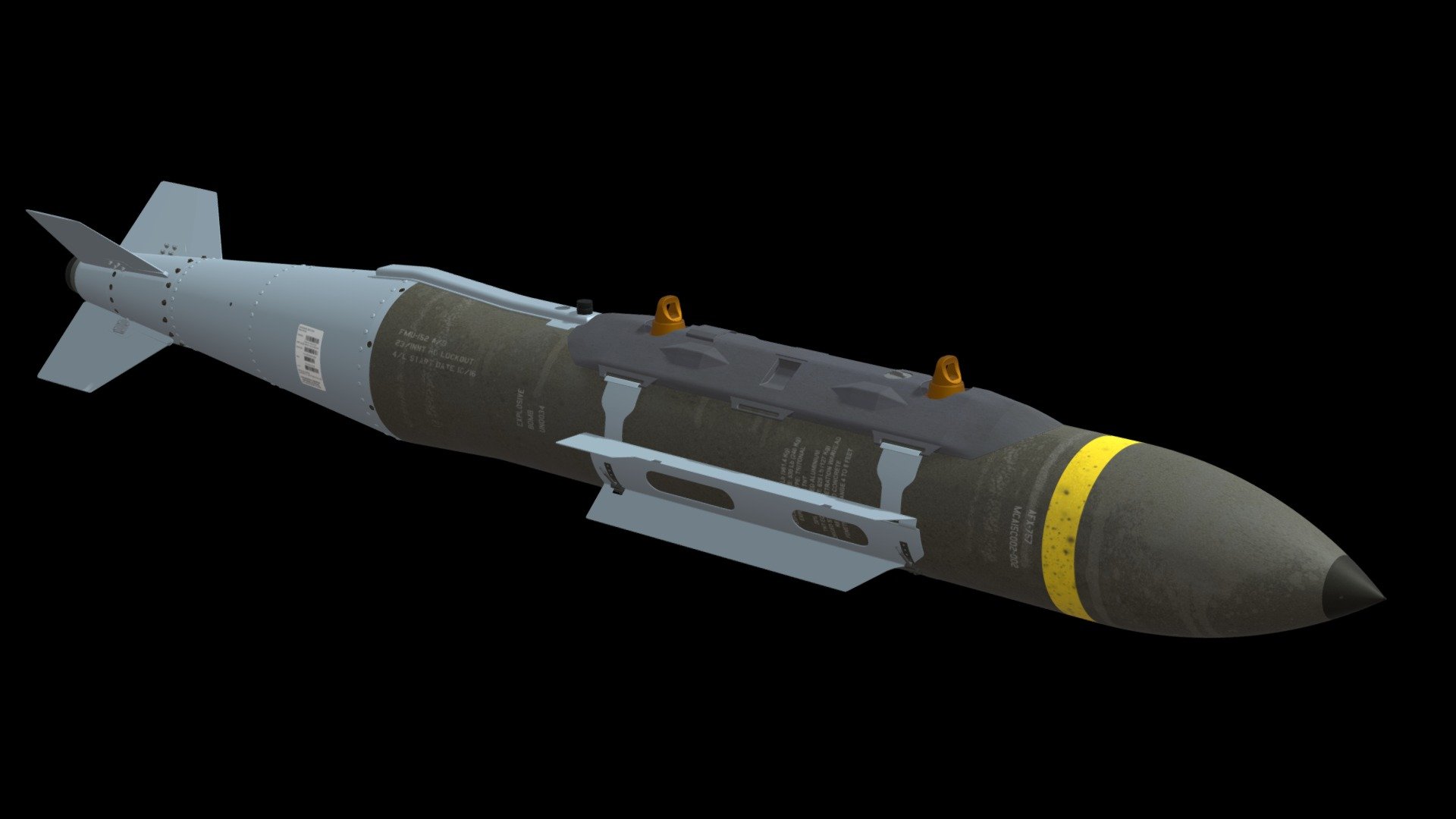 GBU 31(V) 3/B JDAM 3d model