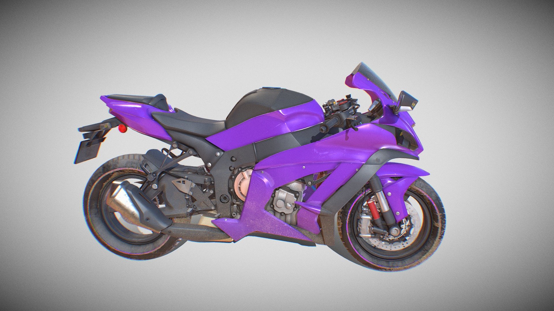 Kawasaki ZX-10R 3d model