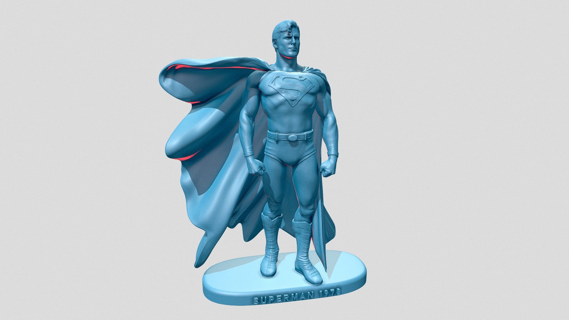 #050 Superman1978 3d model