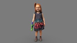 3D scanning to print in any method(Girl)