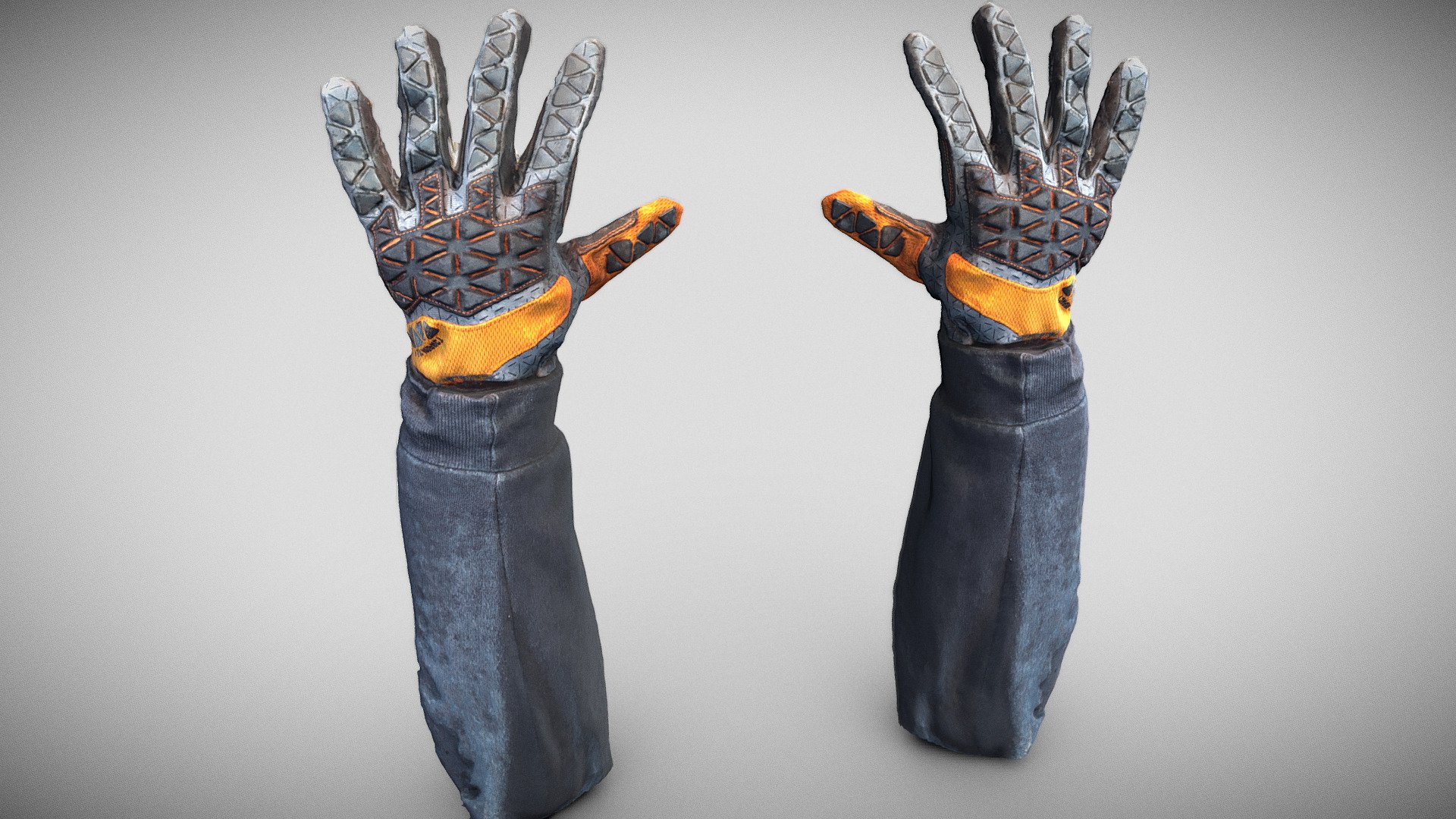 Sci-Fi Gloves Photoscan 3d model