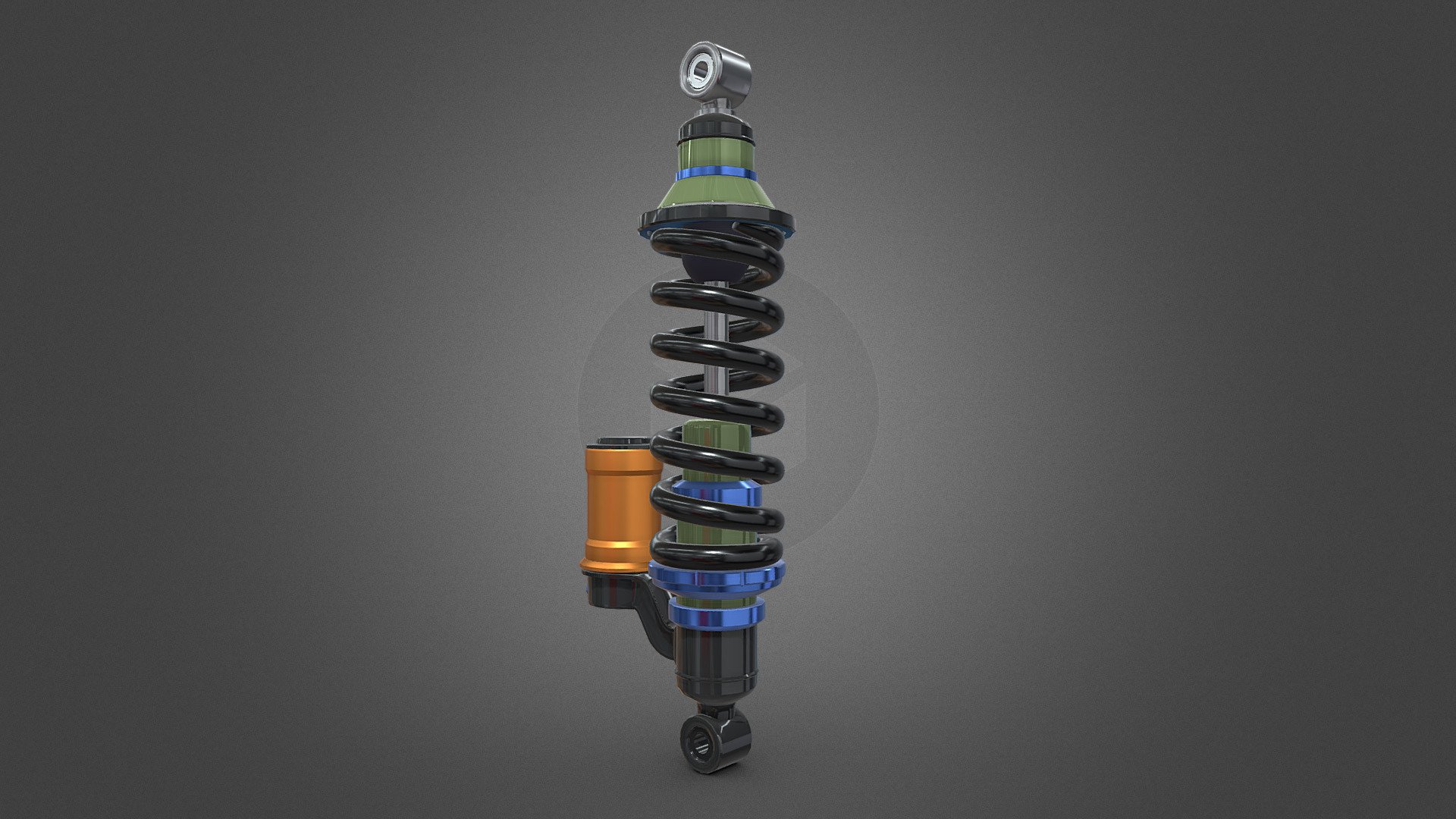 Racing shock absorber 3d model