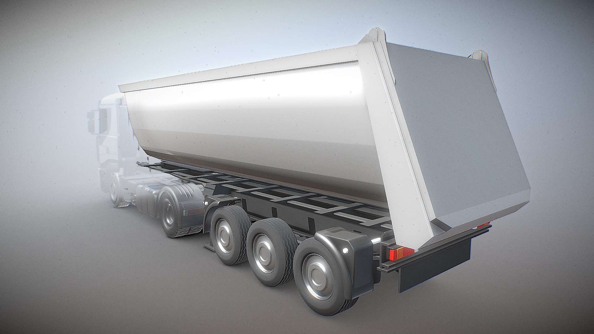 Dump Truck Trailer (WIP-1) 3d model