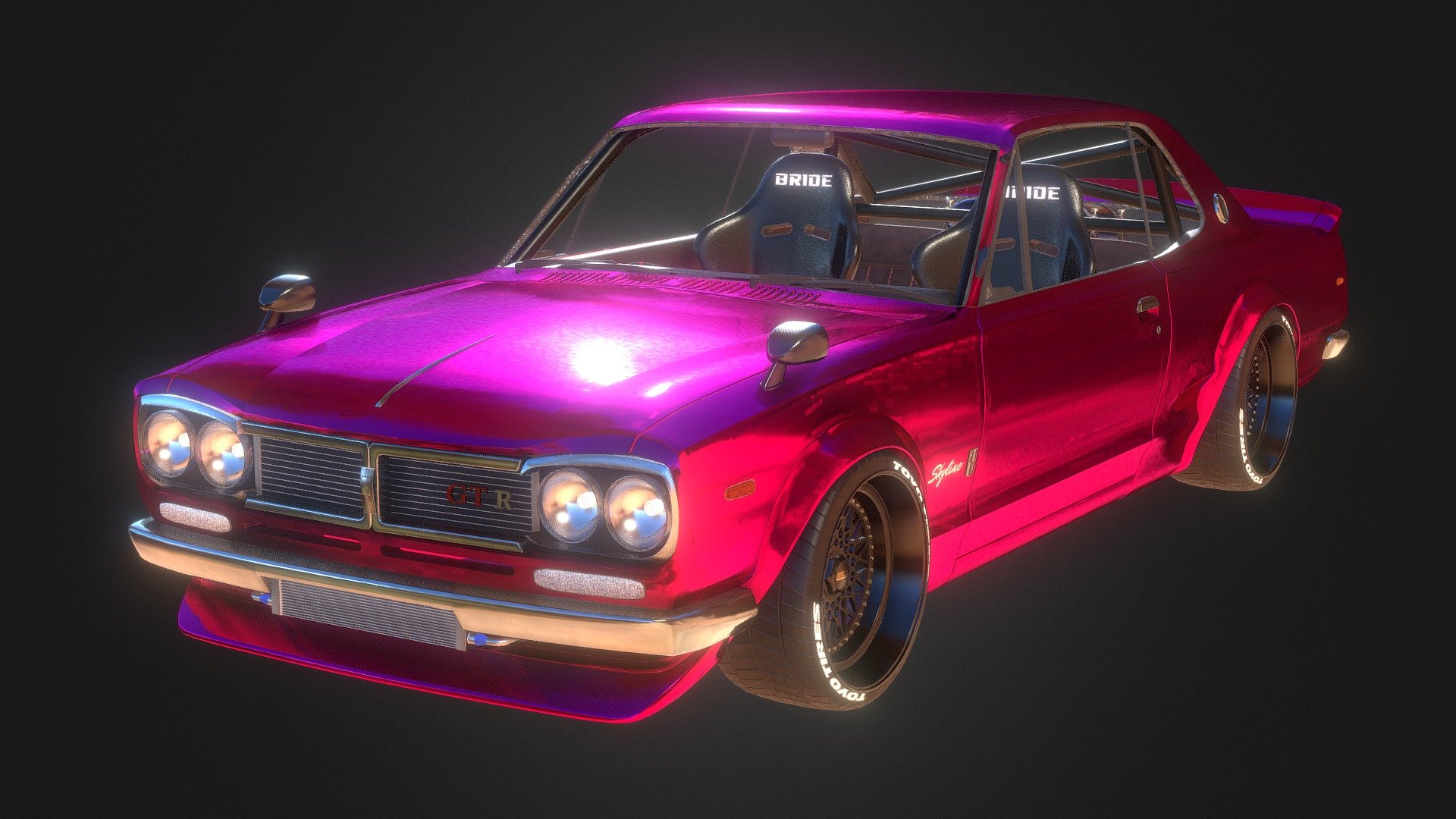 1970 Nissan Skyline 3d model