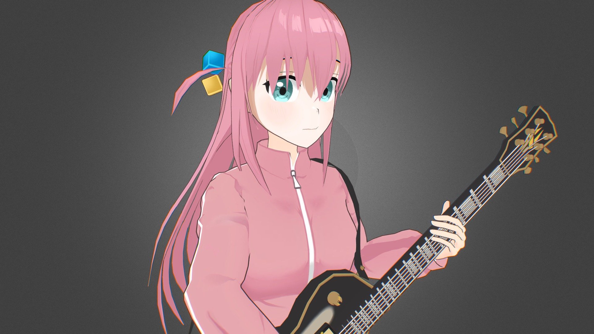 Bocchi the Rock-Hitori Gotou 3d model