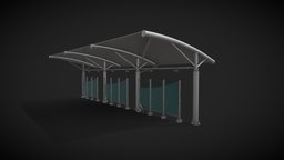 Bus Stop Shelter Large