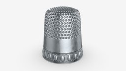 Vintage metal thimble