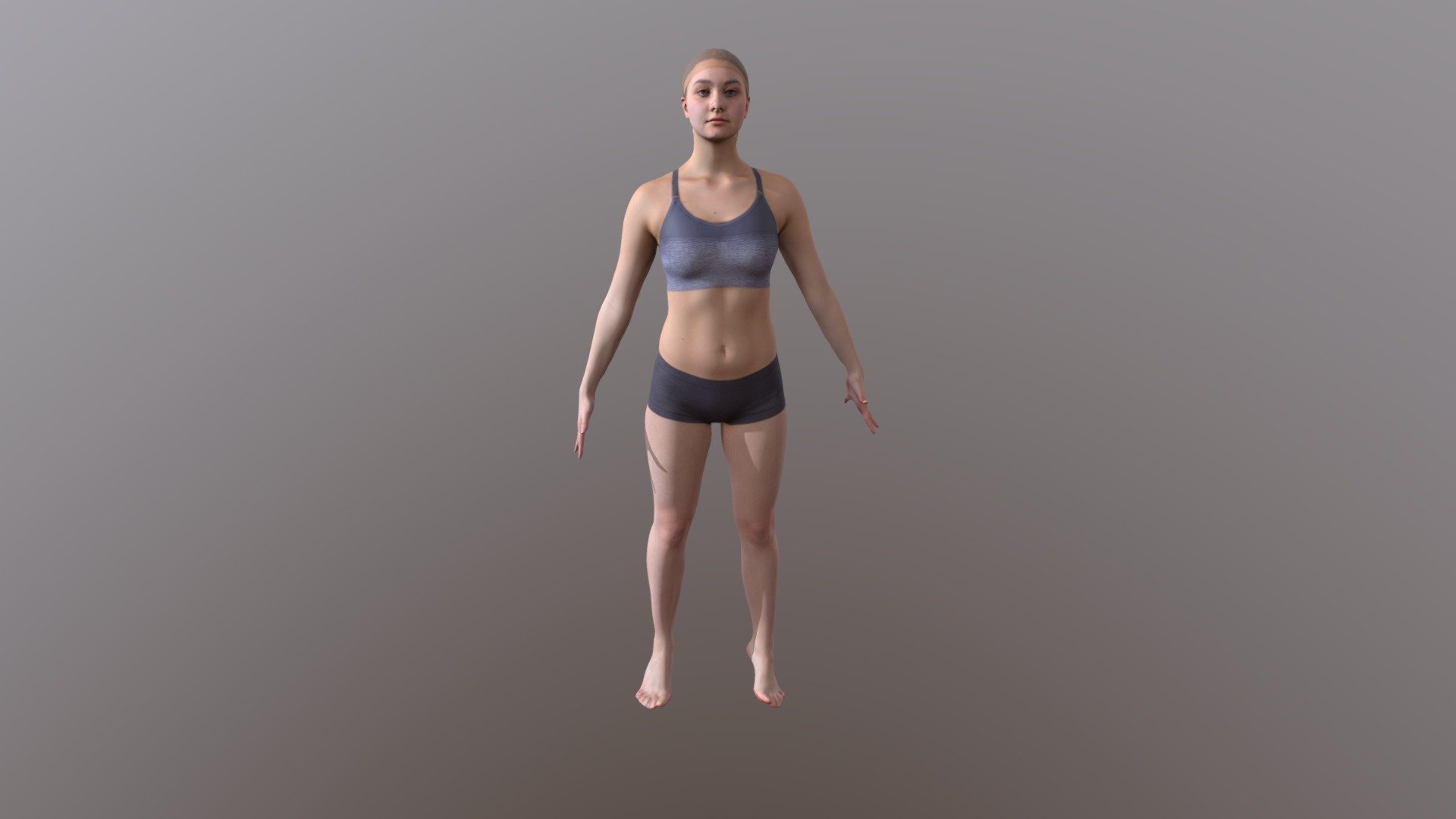 Woman_sport_3 3d model