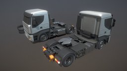 Truck 2-Axis (Rigged Low-Poly Version)