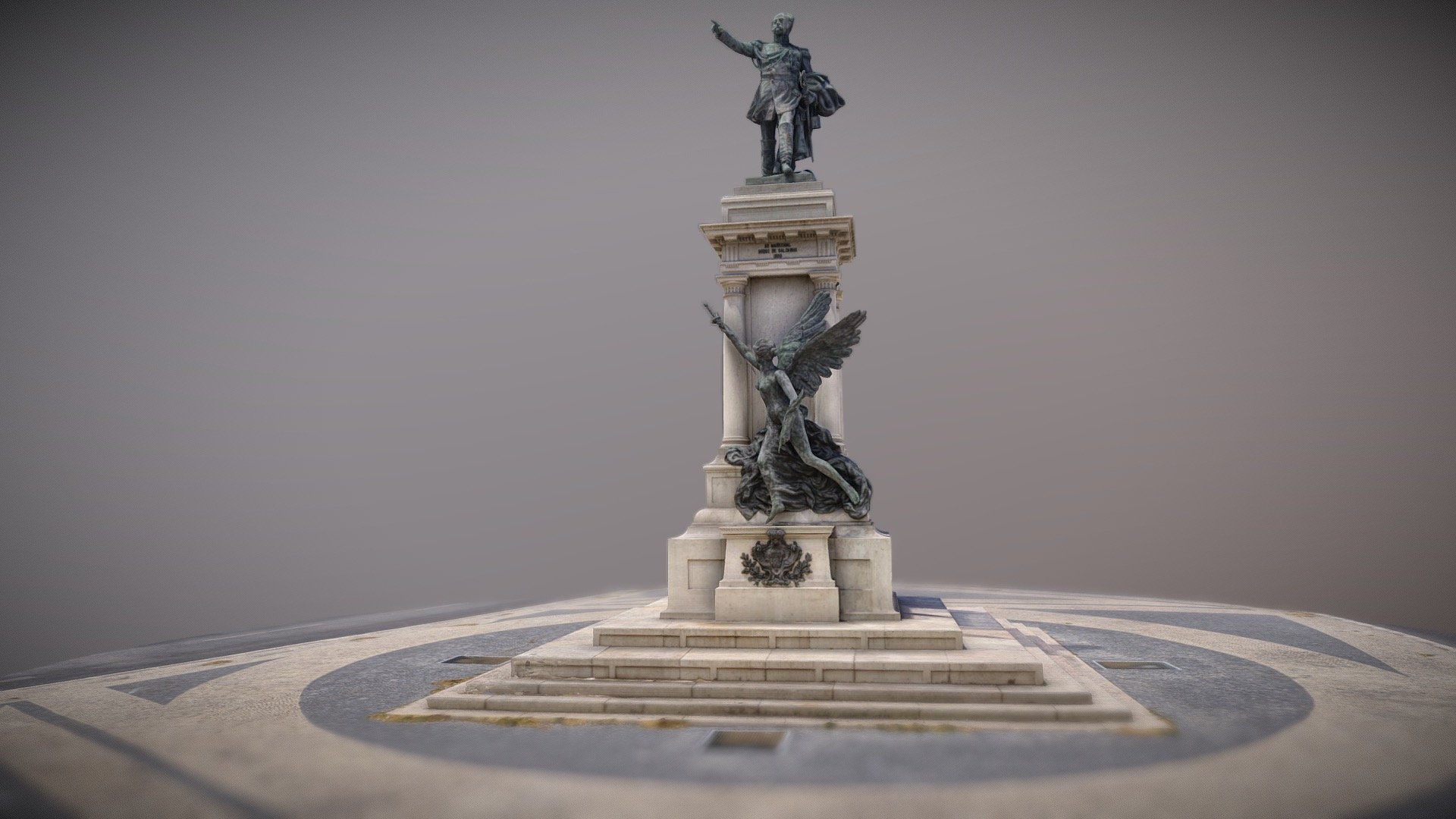 Monument of the Marshal Saldanha 3d model