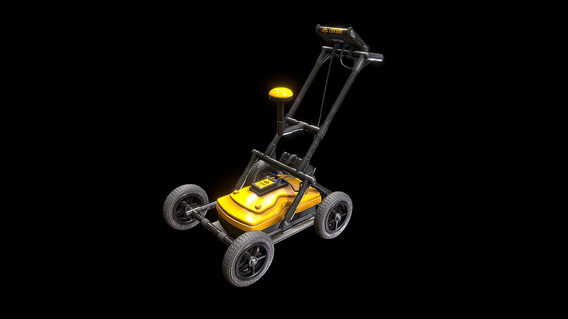 Ground-penetrating Radar (GPR) 3d model