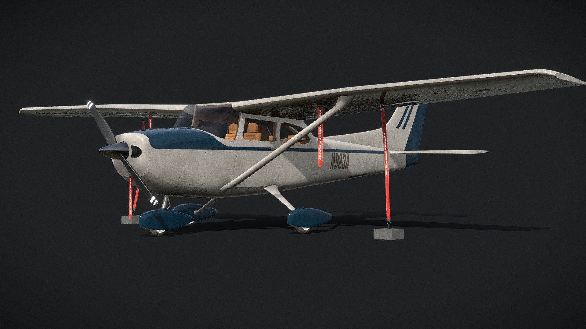 Cessna 172SP 3d model