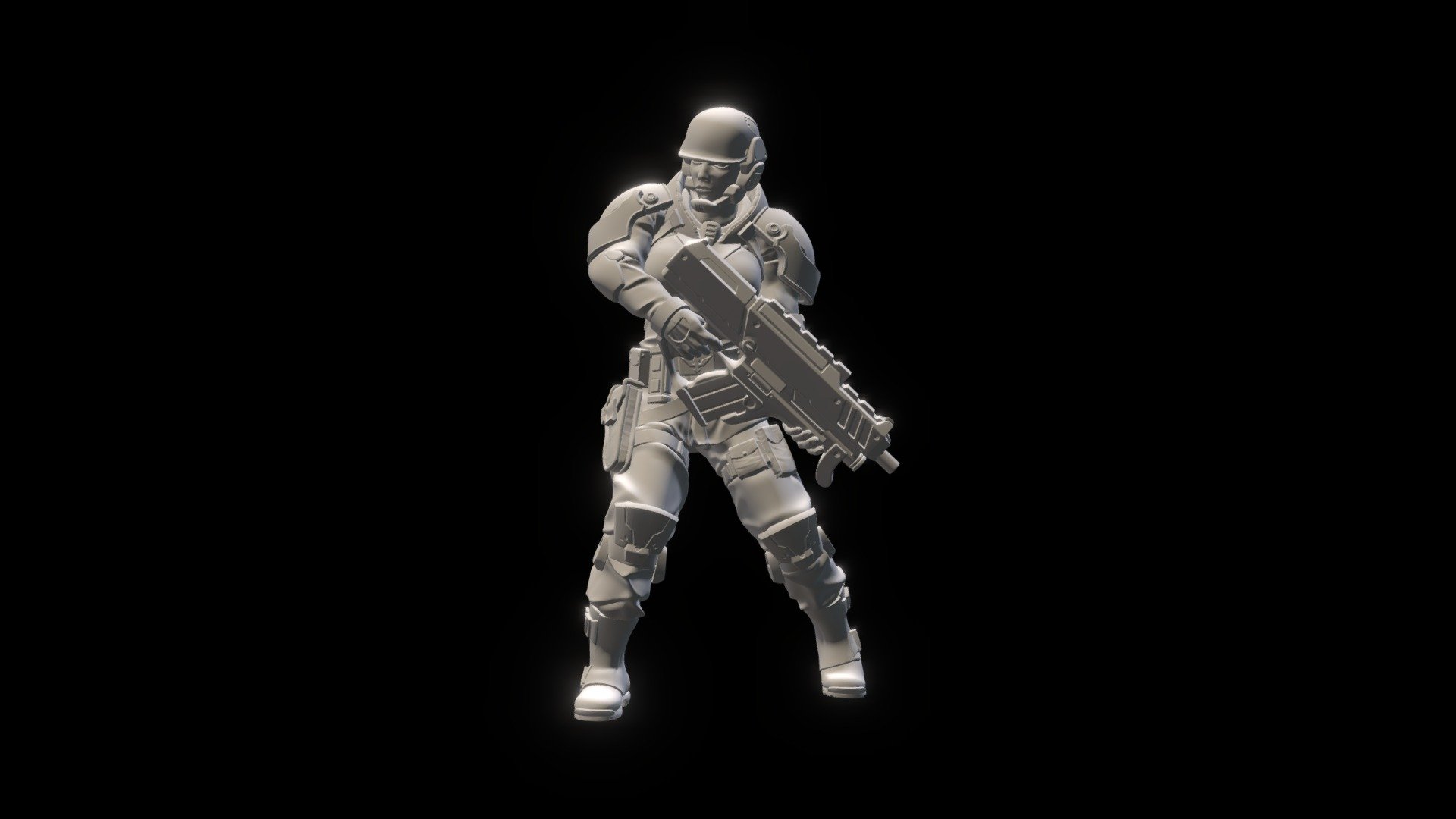 SAYX SOLDIER 02 3d model