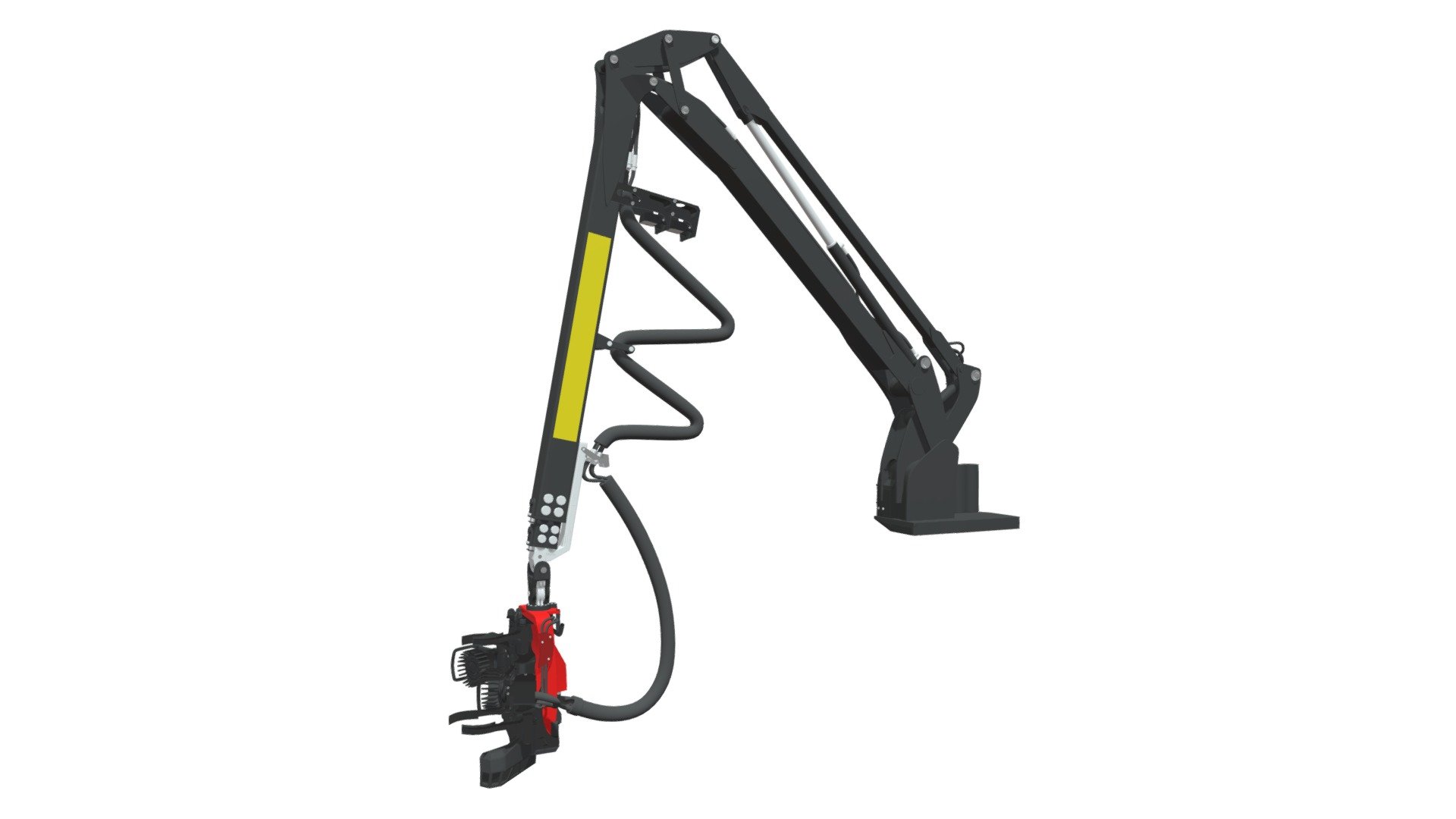 Forestry Crane 3d model