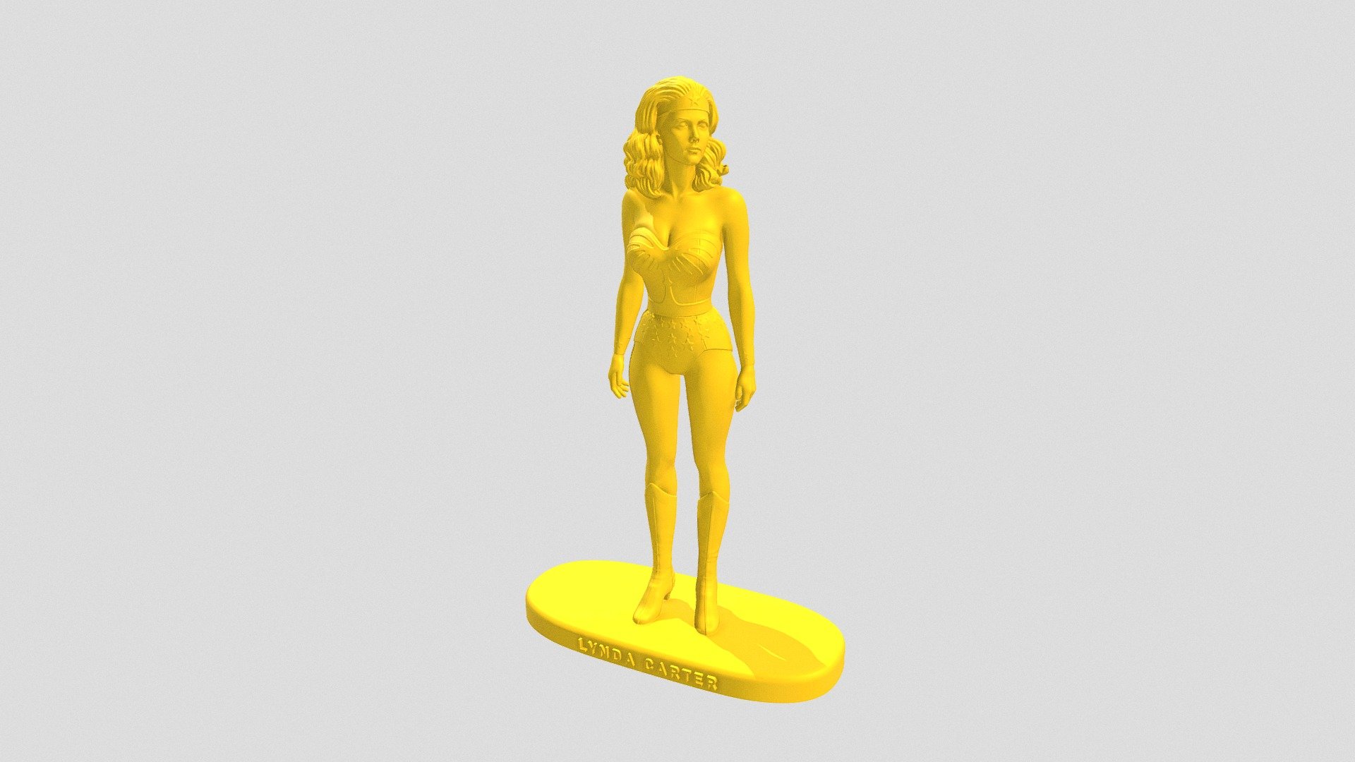 #052 Mulher Maravilha 3d model