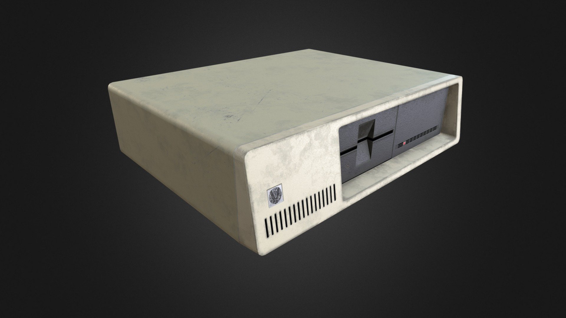 80s Personal Computer System Unit 3d model