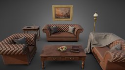 Victorian Sofa Set