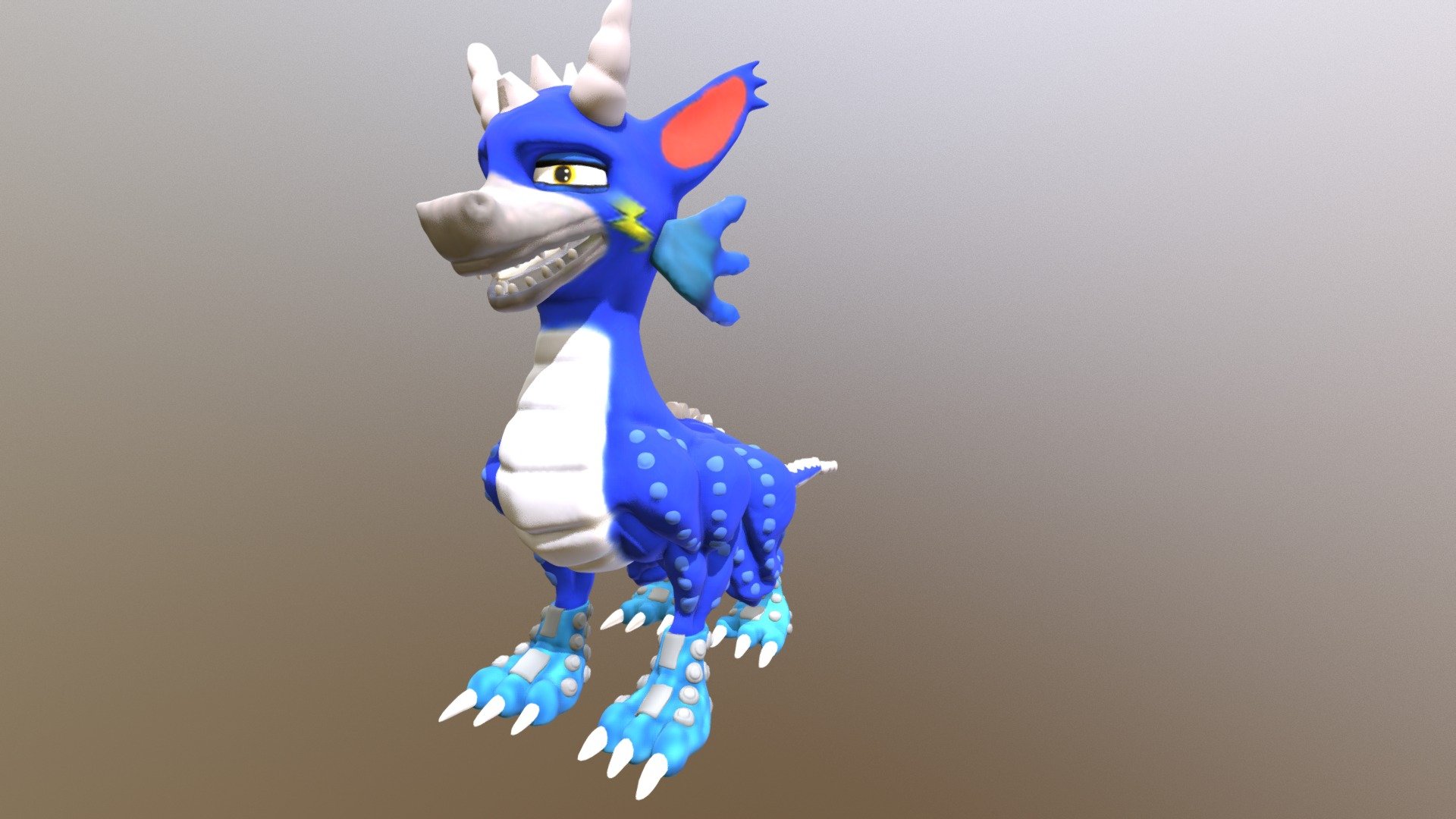 Xenia Dragon Working in progress 3d model