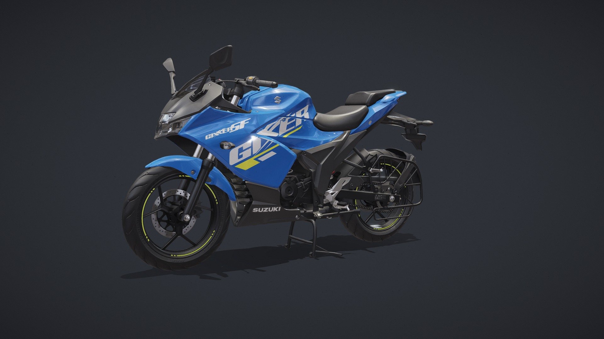 New Gixxer SF 2022 3d model